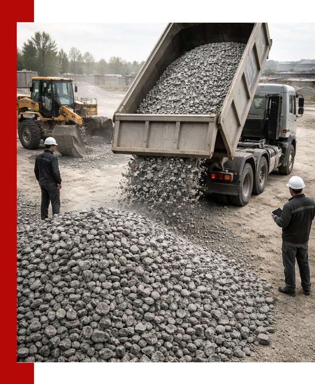 Доставка гранитного щебня фракции 20-40 в Волгодонске