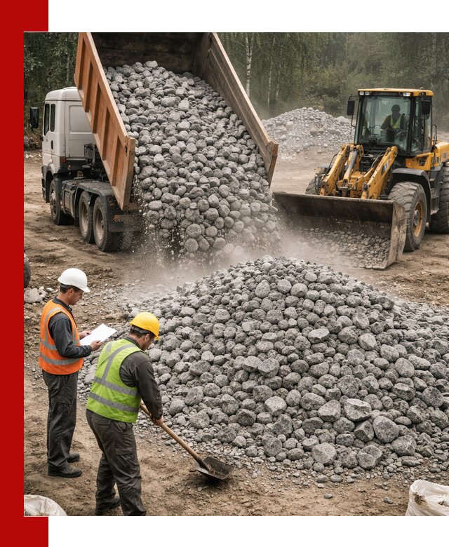 Гранитный щебень фракция 70-150 доставка в Волгодонске