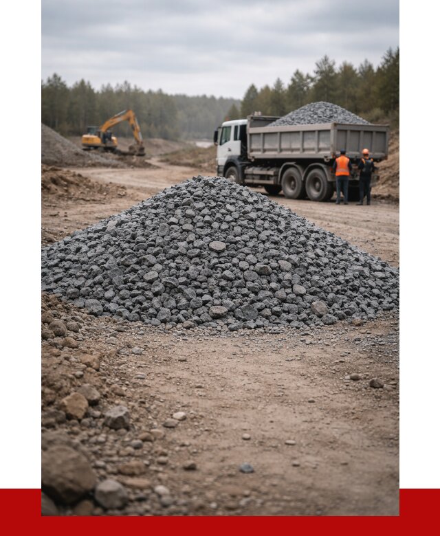 Щебень габбро диабаз фракция 40-70 в Волгодонске от 2407 р-ПРОНЕРУДВгн