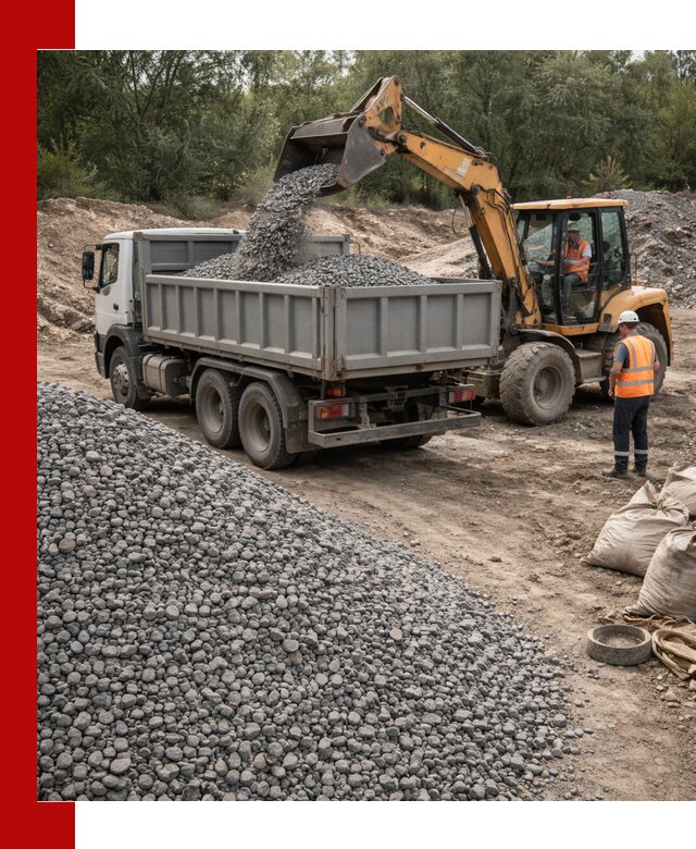 Доставка гравийного щебня в Волгодонске оптом и в розницу