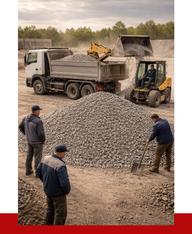 Гравийный щебень фракция 5-20 в Волгодонске от 2626 р. ПРОНЕРУДВгн