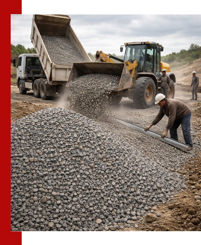 Гравийный щебень фракция 5-20 с доставкой в Волгодонске
