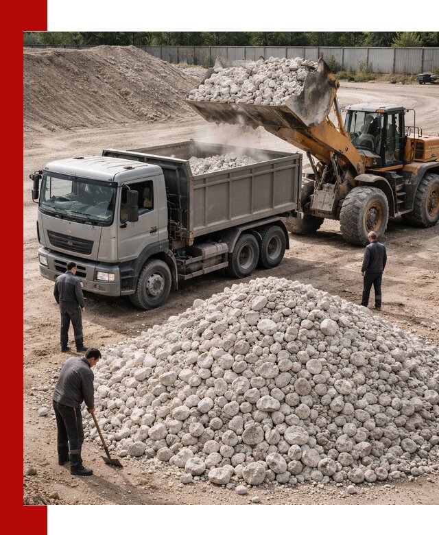 Известняковый щебень фракция 70–150 с доставкой в Волгодонске