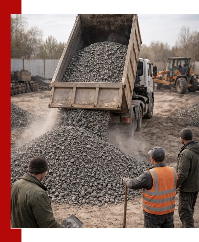 Доставка шлакового щебня в удобные сроки по выгодной цене в Волгодонске