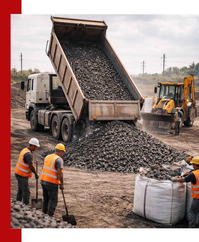 Шлаковый щебень фракция 40-70 с доставкой в Волгодонске