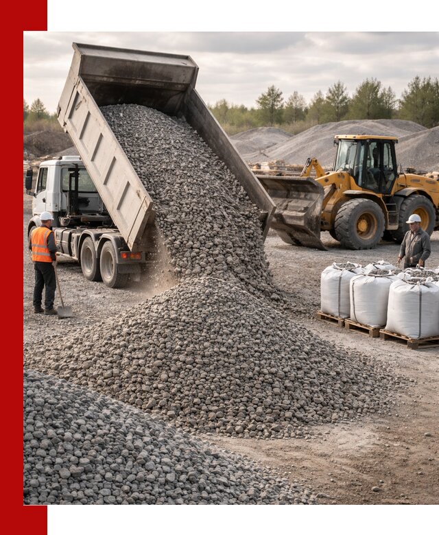 Бетонный щебень фракция 5–20 с доставкой в Волгодонске