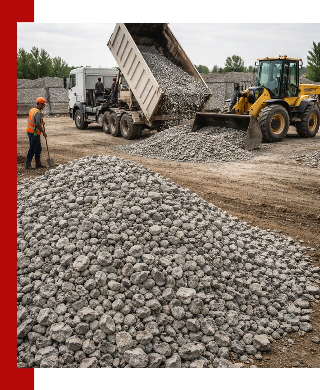 Доставка бетонного щебня фракции 40-70 в Волгодонске