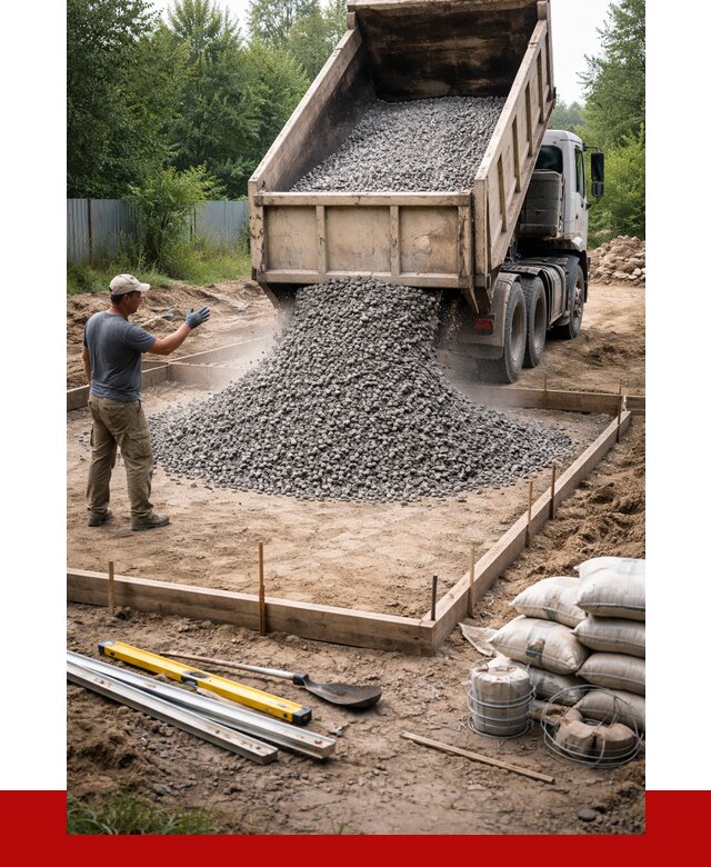 Купить щебень для фундамента в Волгодонске от 4924 р. | ПРОНЕРУДВгн