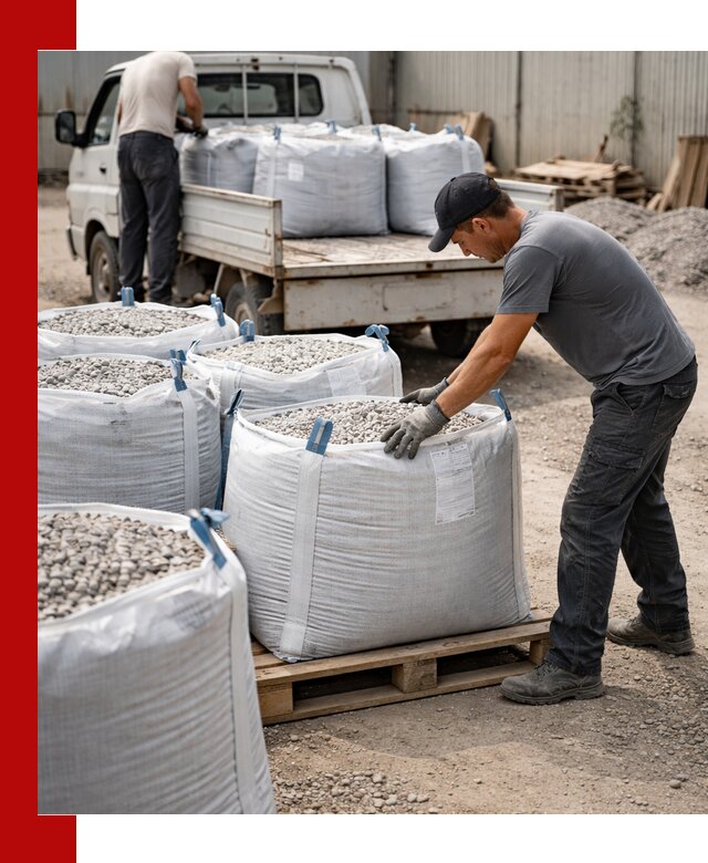 Доставка щебня в мешках по выгодным ценам в Волгодонске