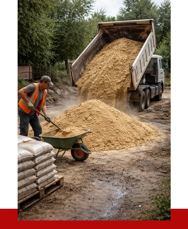 Купить песок с доставкой в Волгодонске от 1970 р. | ПРОНЕРУДВгн