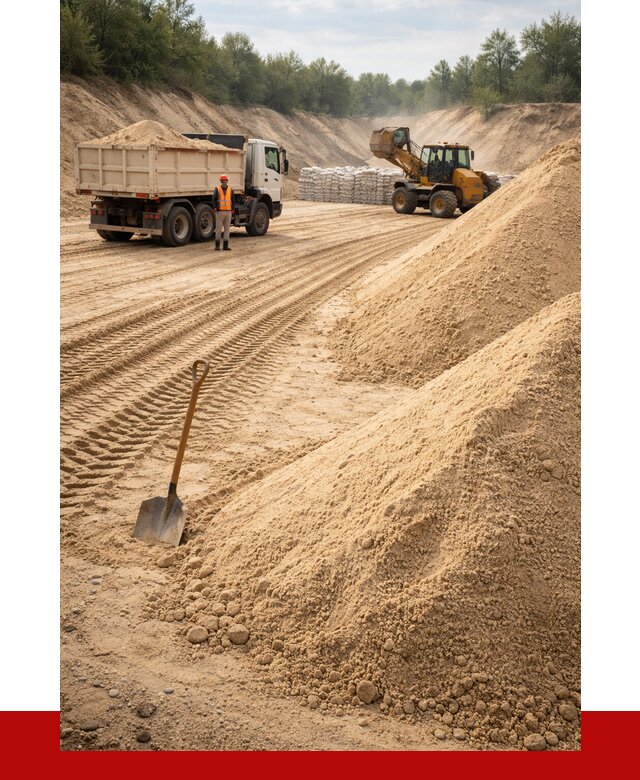 Карьерный песок мелкозернистый в Волгодонске от 9849 р. | ПРОНЕРУДВгн