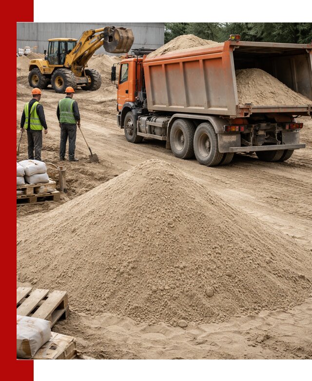 Доставка и продажа мытого речного песка в Волгодонске