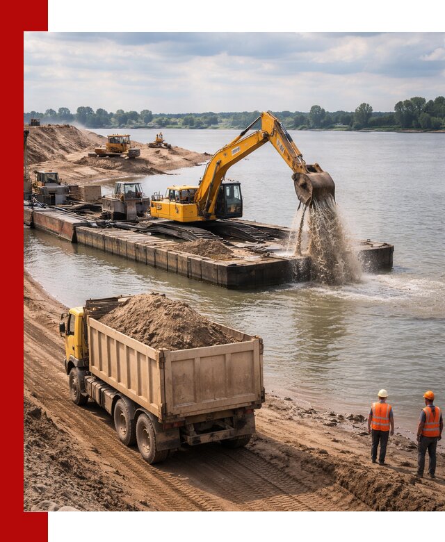 Намывной песок с доставкой в Волгодонске оптом и в розницу