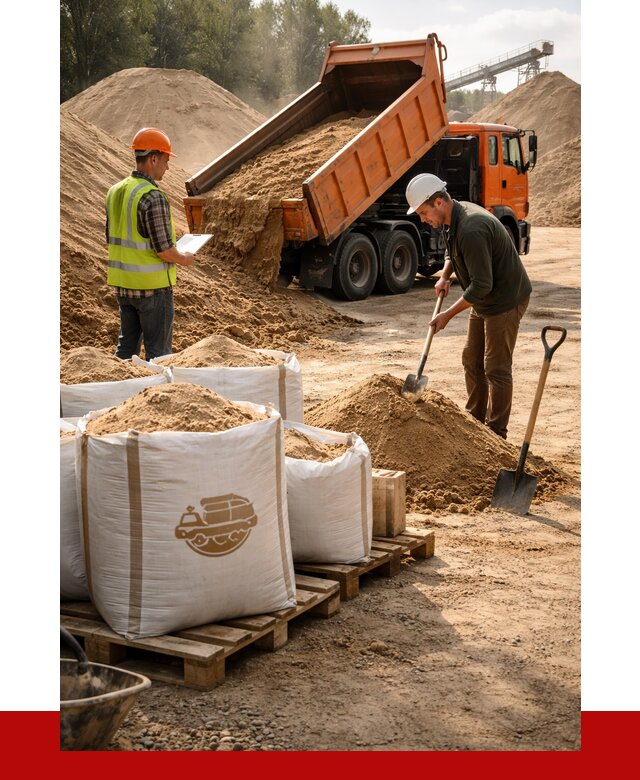 Строительный песок в Волгодонске от 2407 р. с доставкой, ПРОНЕРУДВгн