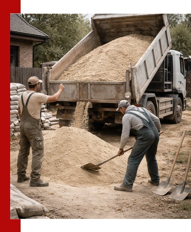 Песок для штукатурки с доставкой в Волгодонске качественный и чистый