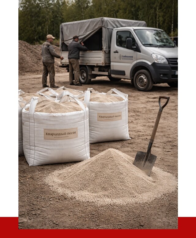 Кварцевый песок для пескоструя в Волгодонске от 4924 р. | ПРОНЕРУДВгн