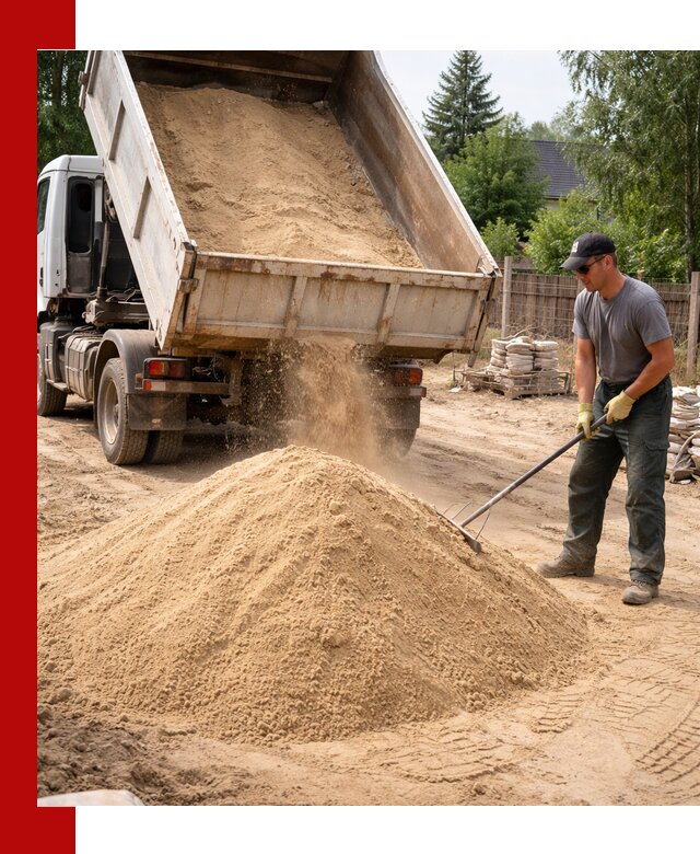 Доставка сухого песка самосвалами в Волгодонске