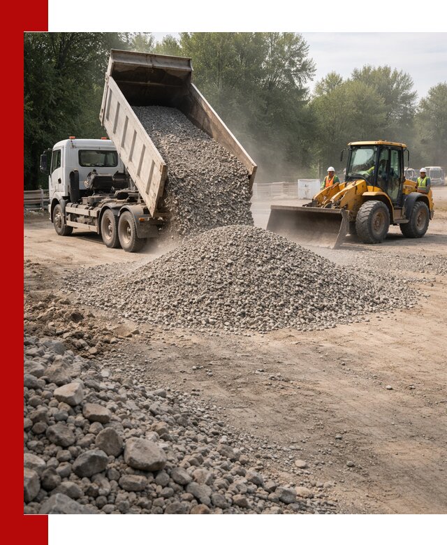 Гравий фракция 5–20 доставка в Волгодонске оптом и в розницу