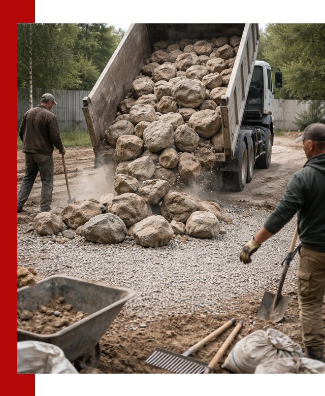 Доставка и укладка булыжника в Волгодонске