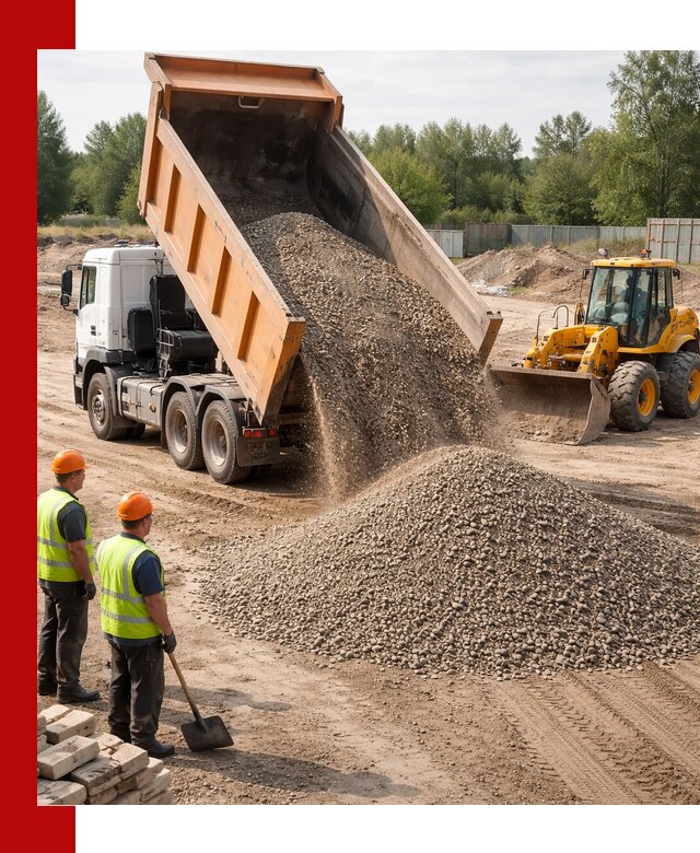 Доставка щебёночно-песчаной смеси ЩПС С7 в Волгодонске