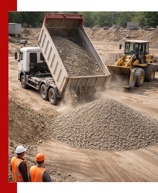 Щебень с песком (ЩГПС С2) с доставкой в Волгодонске