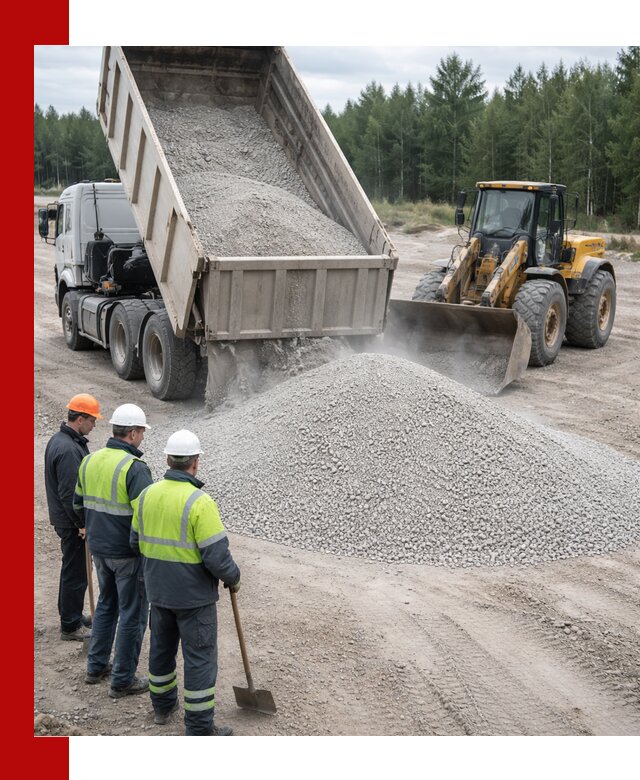 Известняковый отсев 0-5 доставка в Волгодонске быстро и выгодно