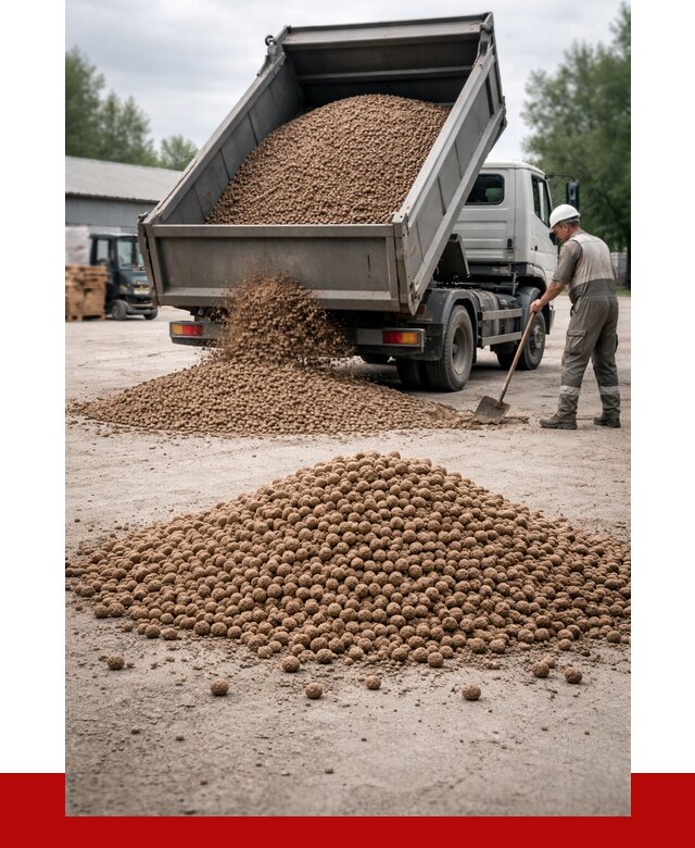 Керамзит с доставкой в Волгодонске от 4596 р. за м3 | ПРОНЕРУДВгн