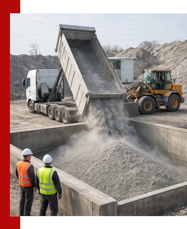 Доставка цемента навалом в Волгодонске крупными партиями