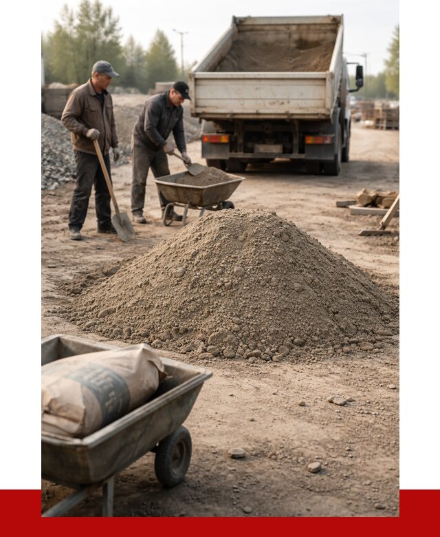 Цементно-песчаная смесь М150 в Волгодонске от 5143 р. | ПРОНЕРУДВгн