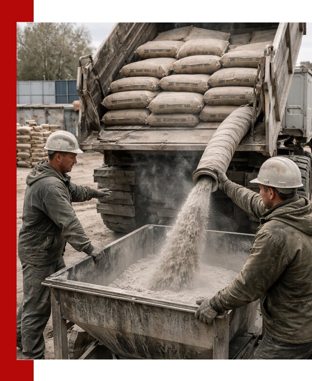 Доставка цемента М400 в Волгодонске оптом и в розницу