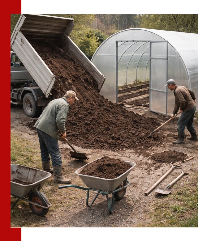 Грунт для теплицы с доставкой в Волгодонске — плодородный субстрат под растения