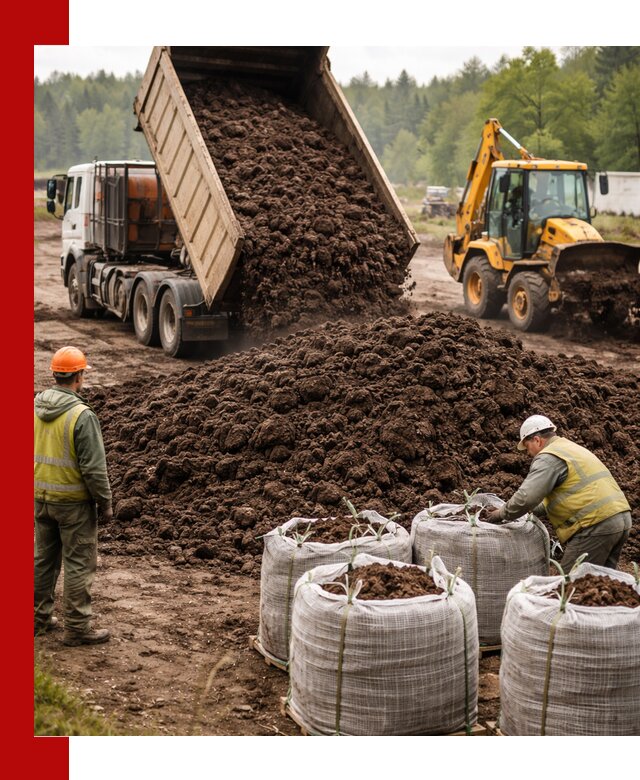 Доставка нейтрального торфа в Волгодонске оптом и в розницу