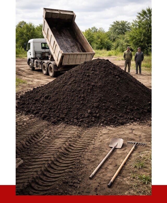 Купить чернозем навалом в Волгодонске от 1313 р. за куб | ПРОНЕРУДВгн
