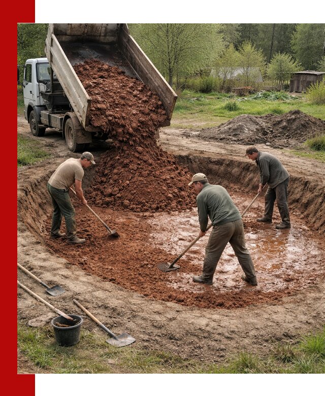 Купить качественную глину для пруда в Волгодонске