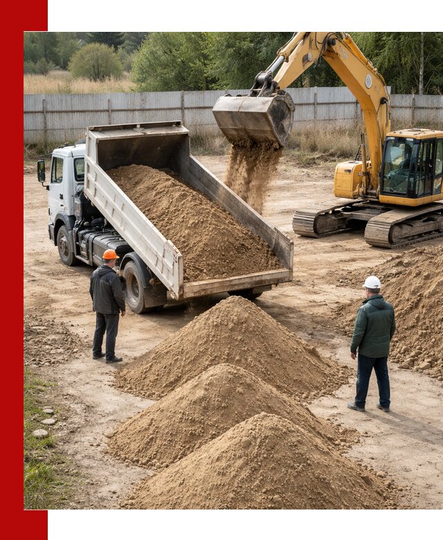 Доставка супеси вагонными и автопартиями в Волгодонске