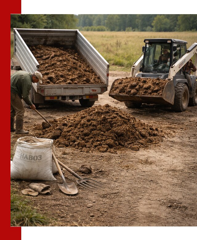 Доставка конского навоза в Волгодонске с разгрузкой и доставкой на объект