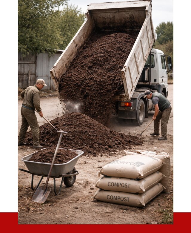 Купить компост в Волгодонске от 4596 р. за куб с доставкой | ПРОНЕРУДВгн