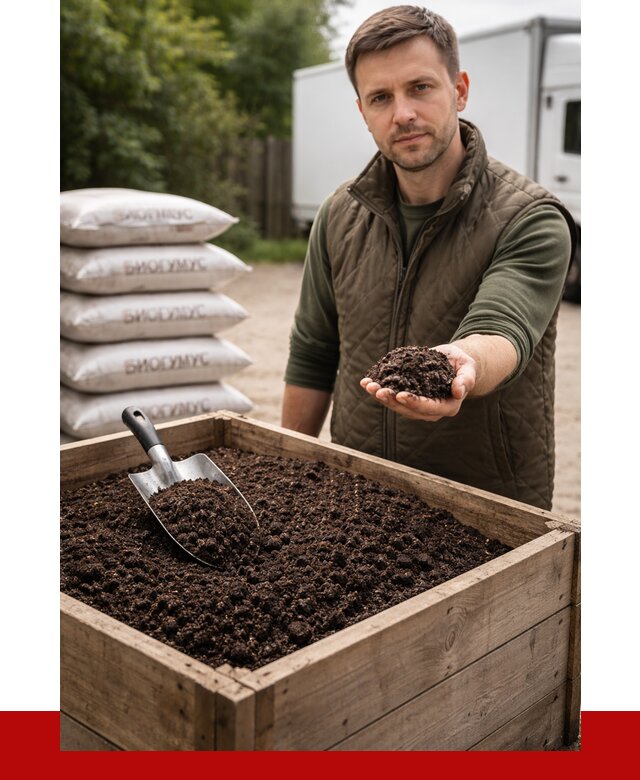 Купить биогумус в Волгодонске с доставкой от 9302 р. за куб | ПРОНЕРУДВгн