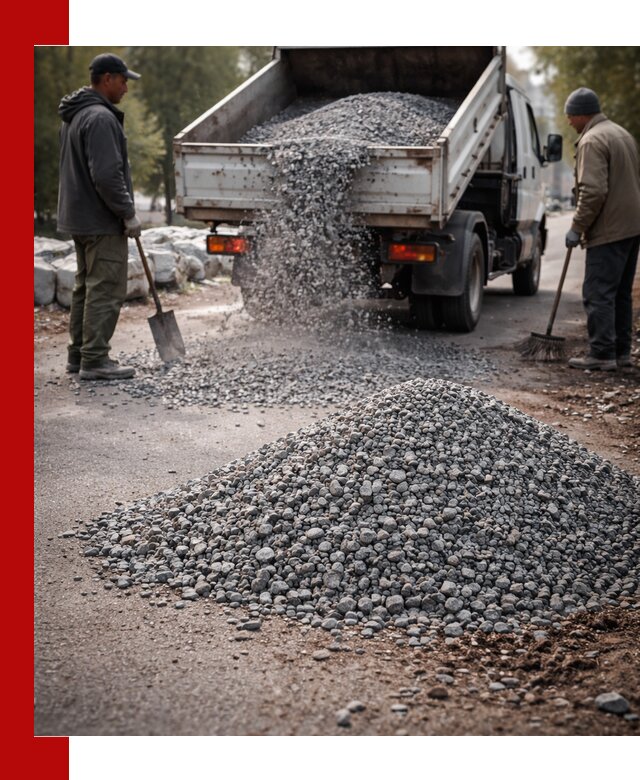 Гранитная крошка для посыпки дорог и тротуаров в Волгодонске