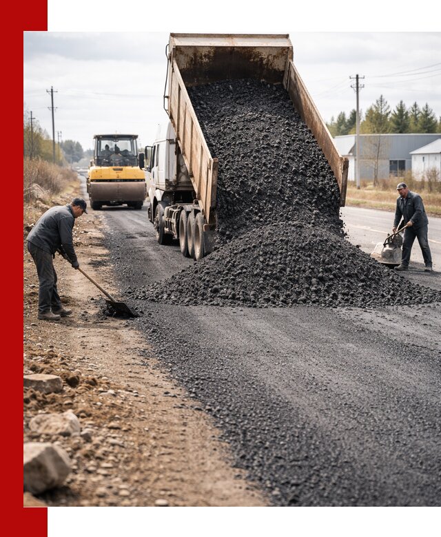 Асфальтовая крошка для дорог в Волгодонске — поставка и доставка