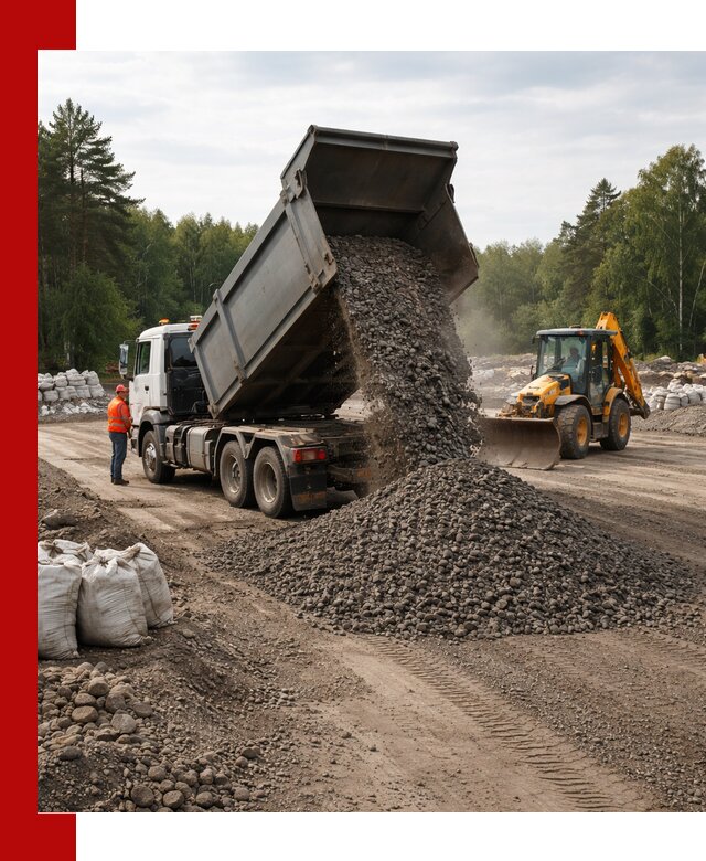 Доставка дробленого асфальта в Волгодонске для дорожных работ