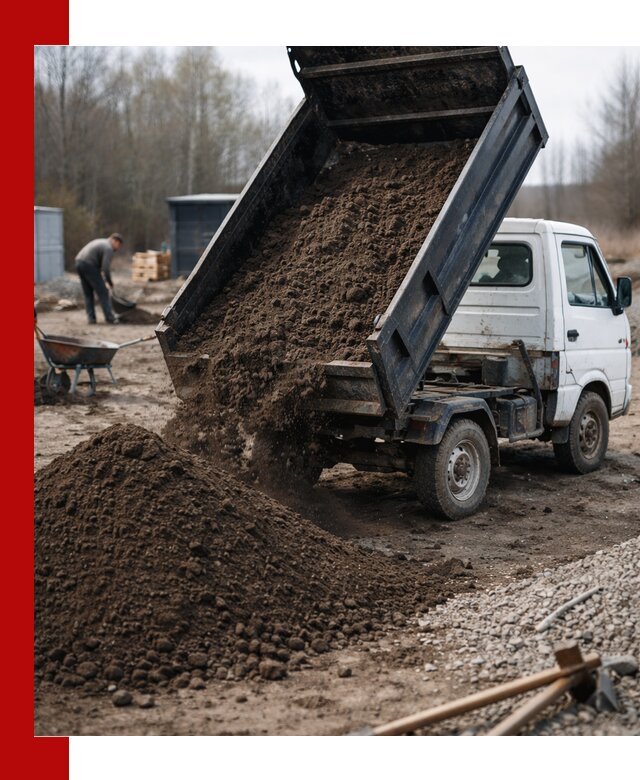 Аренда минисамосвала в Волгодонске для доставки сыпучих материалов