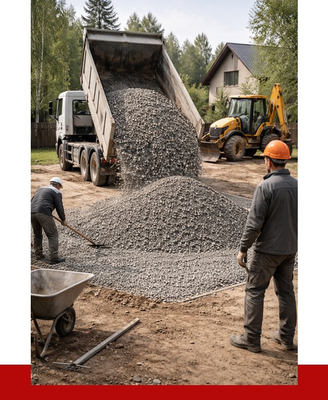 Отсыпка участка щебнем в Волгодонске от 7113 р. ПРОНЕРУДВгн