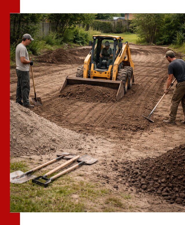 Планировка участка грунтом с вывозом и доставкой в Волгодонске