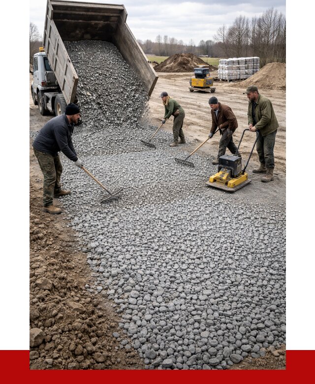 Устройство щебеночной подушки в Волгодонске от 4924 р. ПРОНЕРУДВгн